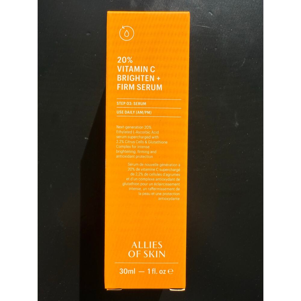 Allies of Skin 20% Vitamin C Brighten + Firm Face Serum 30ml Unisex
